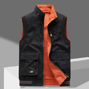 Cargo Vest | Sleeveless | Pockets | Work Vest | Men's Gilet