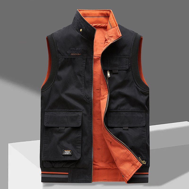 Cargo Vest | Sleeveless | Pockets | Work Vest | Men's Gilet