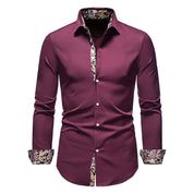 Dress Shirt - Long Sleeve - Collared - Button-Up Shirt - Men's Shirts