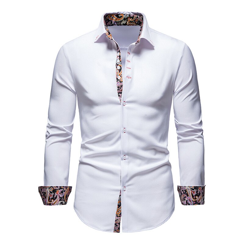 Dress Shirt - Long Sleeve - Collared - Button-Up Shirt - Men's Shirts