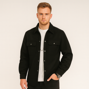 Men's Overshirt - Button-Up - Breast Pockets - Shirt Jacket - Men's Jacket