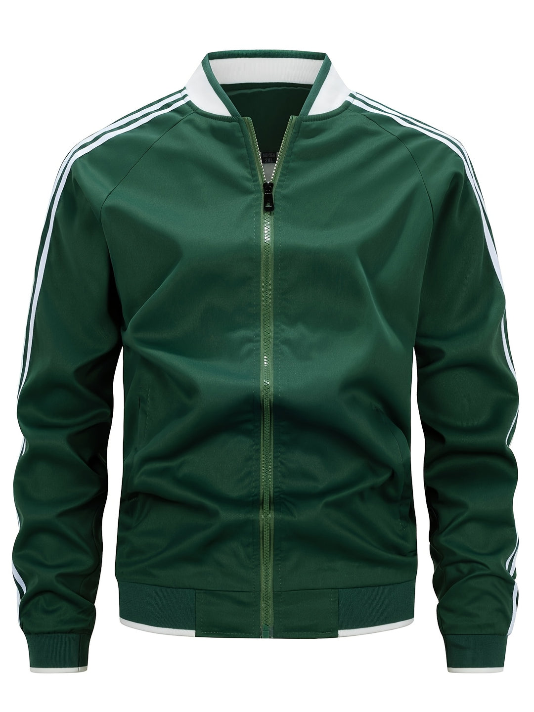 Tracksuit Jacket - Zip-Up - Striped - Sport Jacket - Men's Clothing