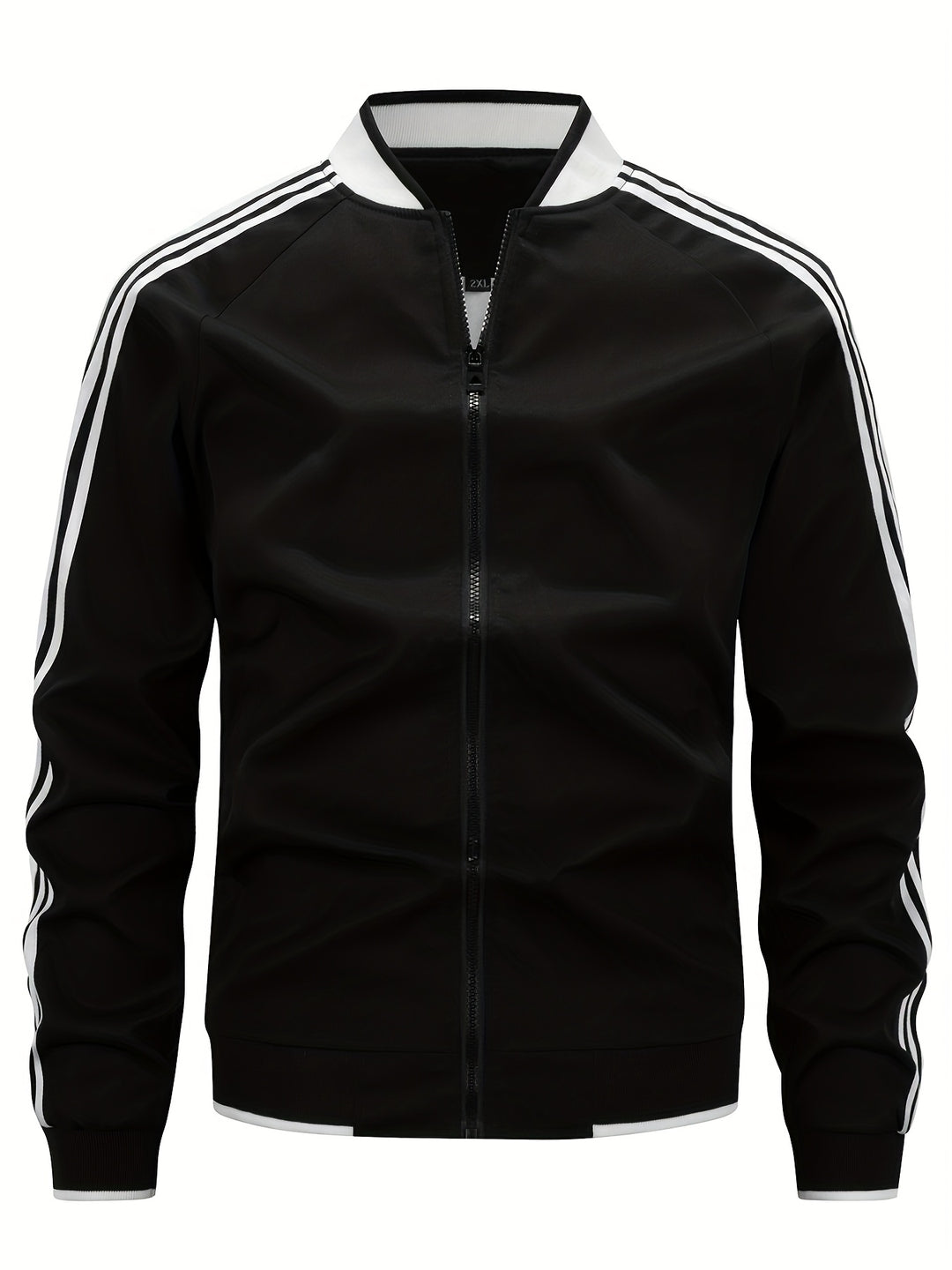 Tracksuit Jacket - Zip-Up - Striped - Sport Jacket - Men's Clothing