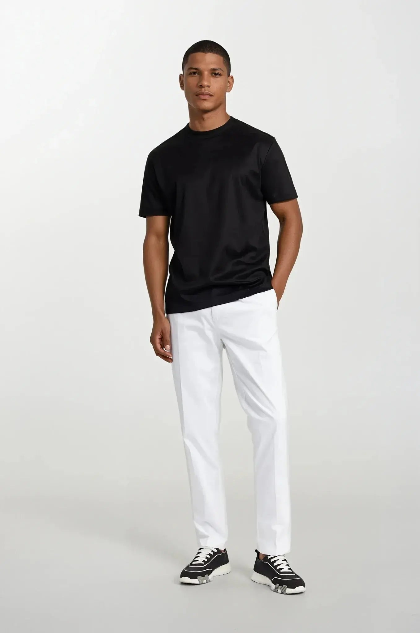 Black T-Shirt | Round Neck | Relaxed Fit | Plain T-Shirt | Men's T-Shirt