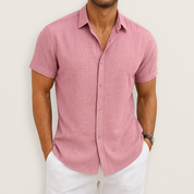 Short Sleeve Shirt | Collared | Lightweight | Button-Up Shirt | Men's Shirt