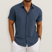Short Sleeve Shirt | Collared | Lightweight | Button-Up Shirt | Men's Shirt