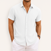 Short Sleeve Shirt | Collared | Lightweight | Button-Up Shirt | Men's Shirt