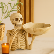 Skeleton Decor - Skull Bowl Table Decor for Halloween