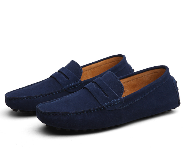 Men's Loafers - Slip-On - Rubber Sole - Moccasins - Men's Shoes
