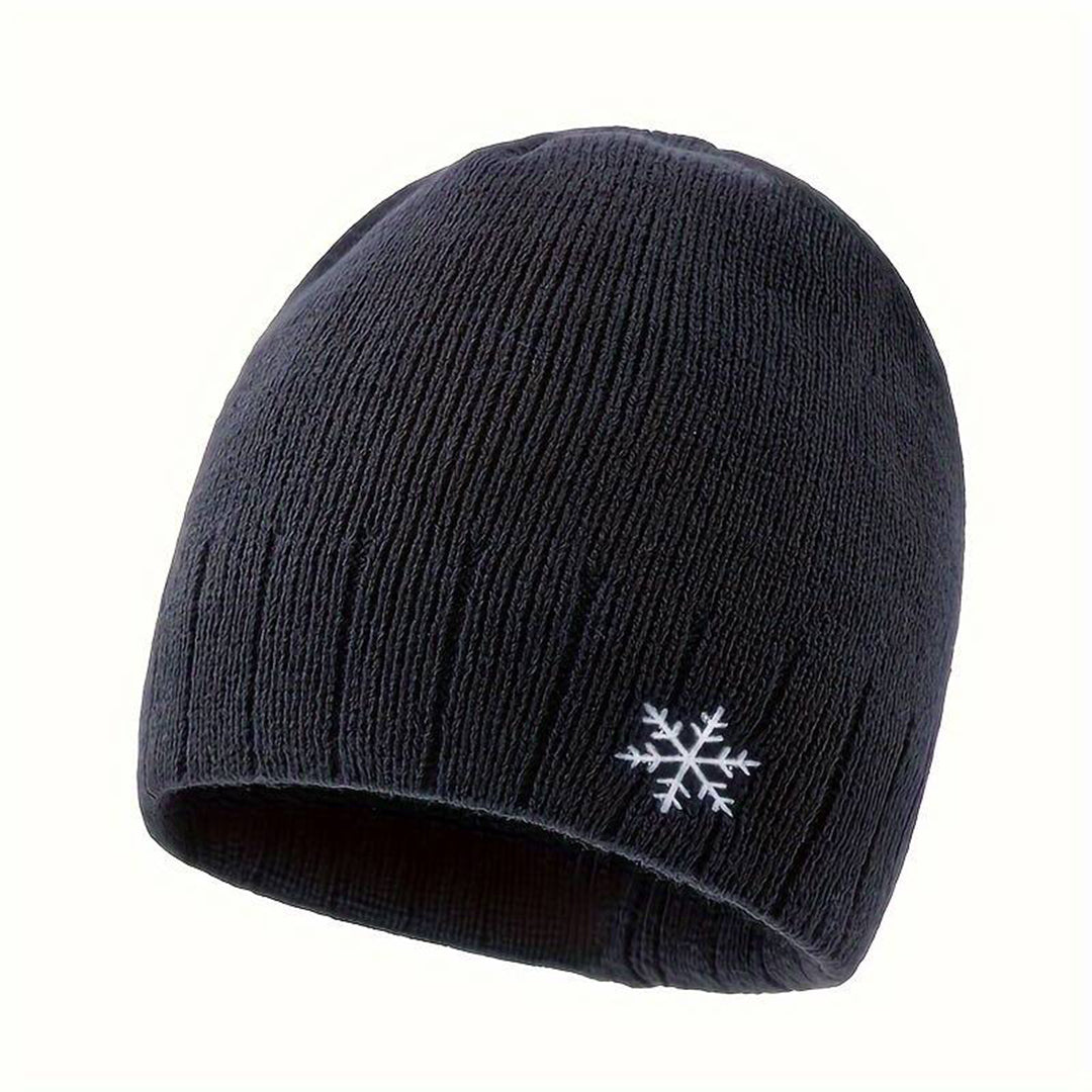 Men's Beanie - Warm - Fleece Lined - Knitted Beanie - Winter Hat