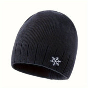 Men's Beanie - Warm - Fleece Lined - Knitted Beanie - Winter Hat