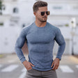 Slim Fit Sweater | Ribbed | Long Sleeve | Knitted Sweater | Men's Clothing