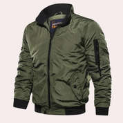 Bomber Jacket | Zip-Up | Summer | Windproof Jacket | Men's Bomber Coat