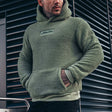 Fleece Hoodie - Men's Comfy Pullover Teddy Hoodie