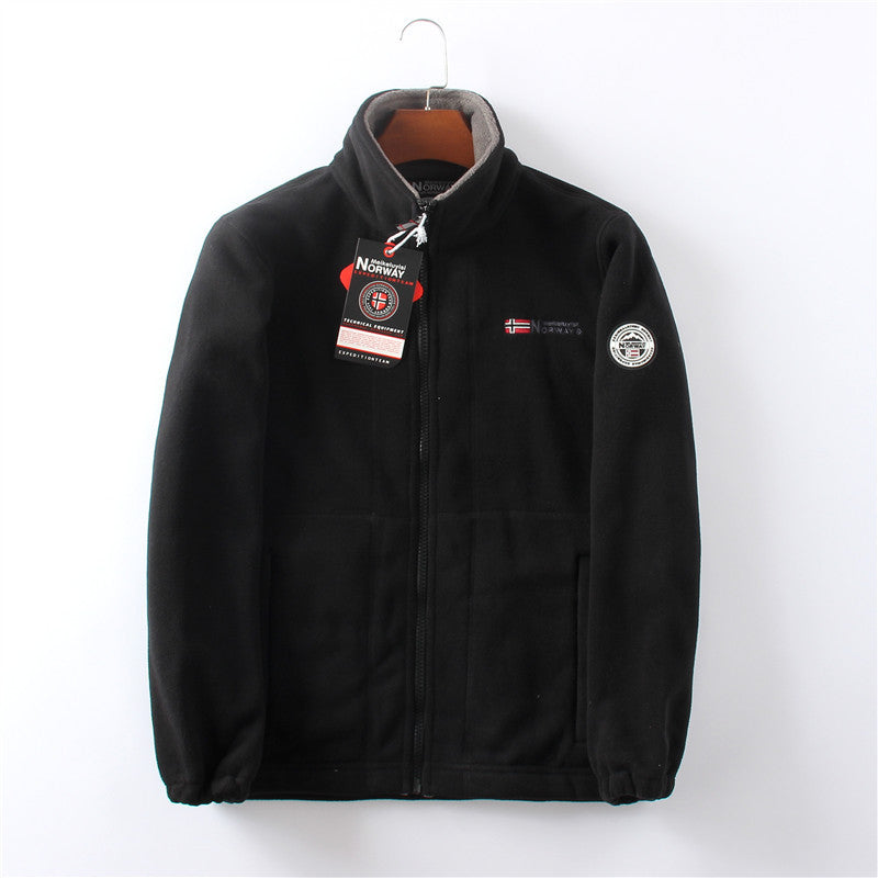 Fleece Jacket - Men's Warm Zip-Up Fleece Jacket