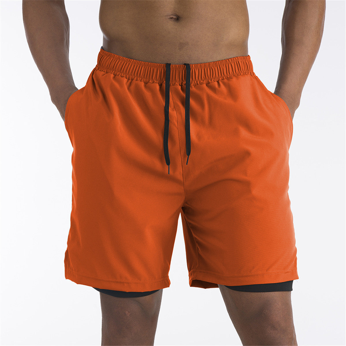 2-in-1 Shorts | Pockets | Workout | Running Shorts | Men's Shorts