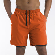 2-in-1 Shorts | Pockets | Workout | Running Shorts | Men's Shorts