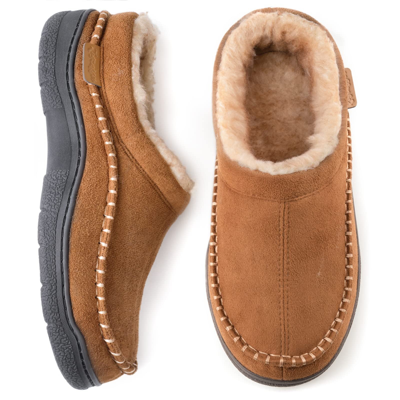 Men's Slippers - Bob Slip - Fur Lined - Slip-On Shoes - Men's Shoes