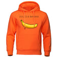 Hoodie - Banana Print - Kangaroo Pocket - Pullover Hoodie - Men's Hoodies