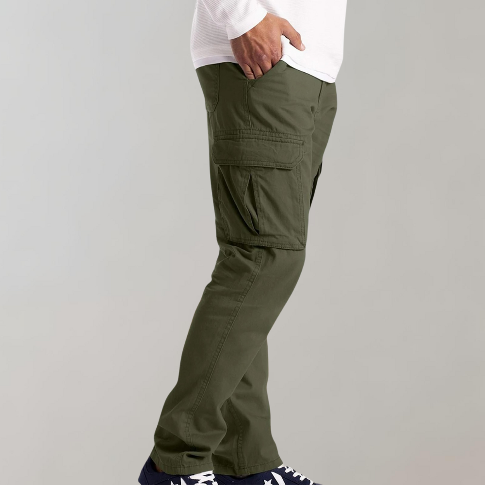 Cargo Pants | Straight Leg | Pockets | Leisure Pants | Men's Trousers 