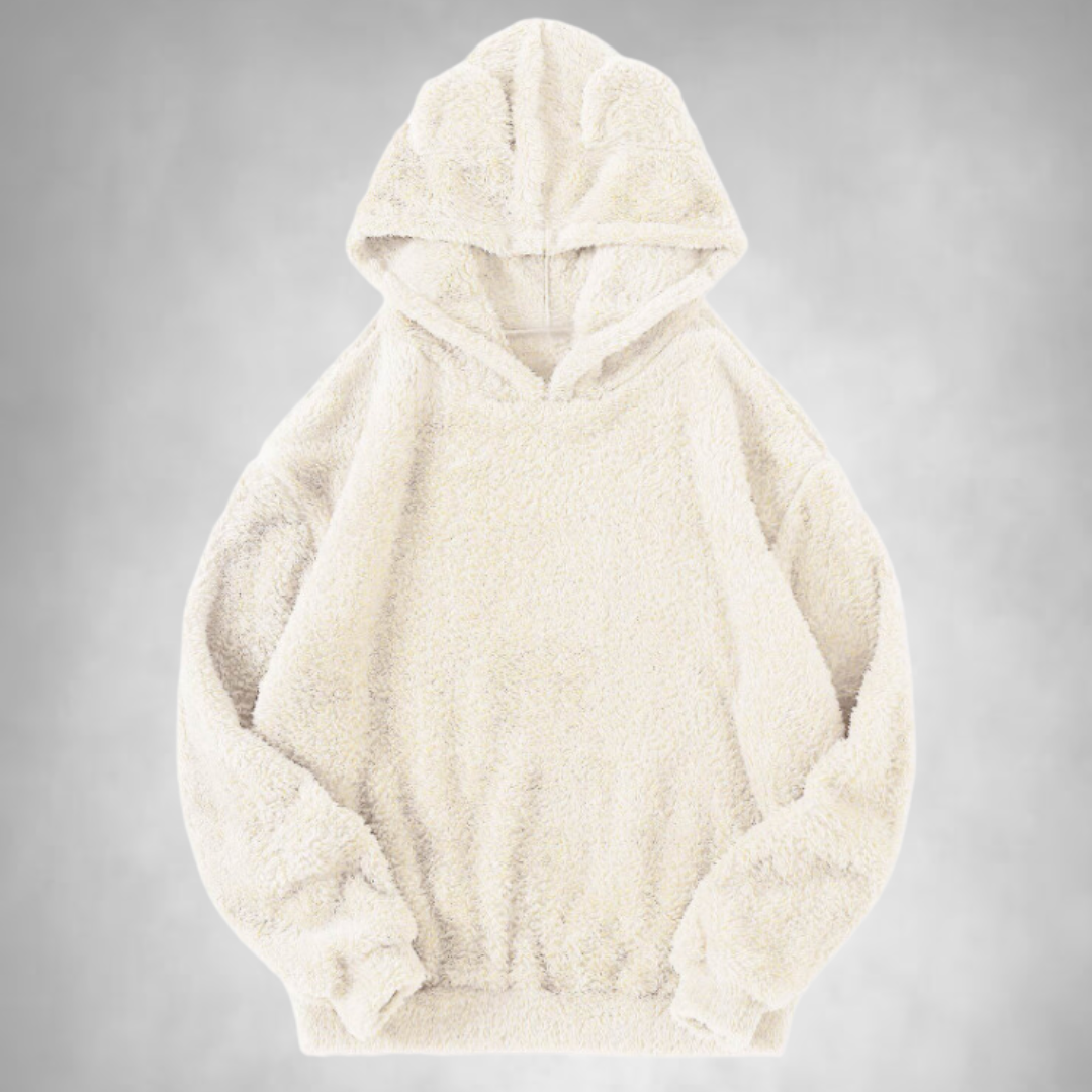Fleece Hoodie - Men's Warm Comfy Teddy Pullover Hoodie