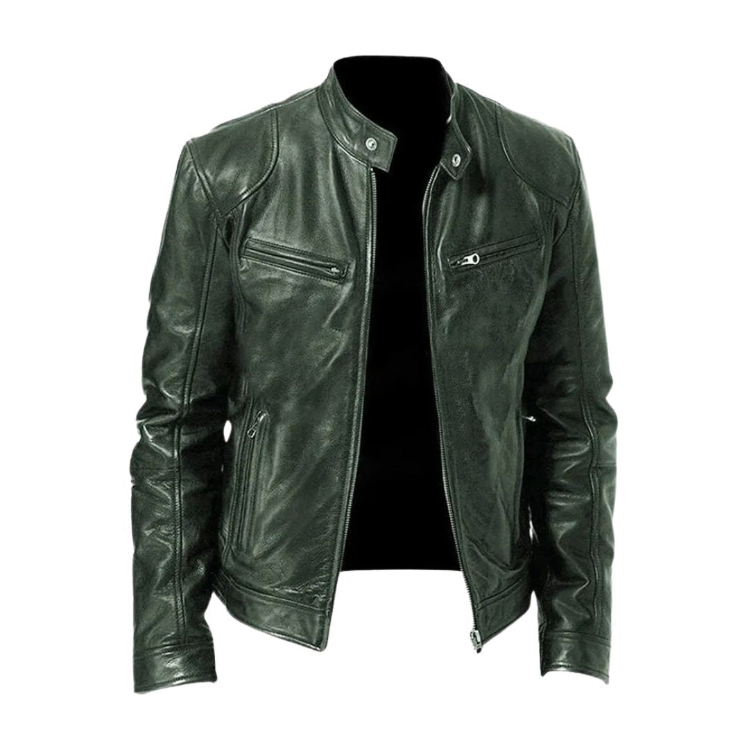 Leather Jacket | Faux Leather | Leatherette | Biker Jacket | Men's Leather Jacket