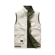 Cargo Vest | Sleeveless | Pockets | Work Vest | Men's Gilet