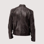 Leatherette Jacket - Regular Fit - Vegan Leather - Biker Jacket - Men's Leather Jacket
