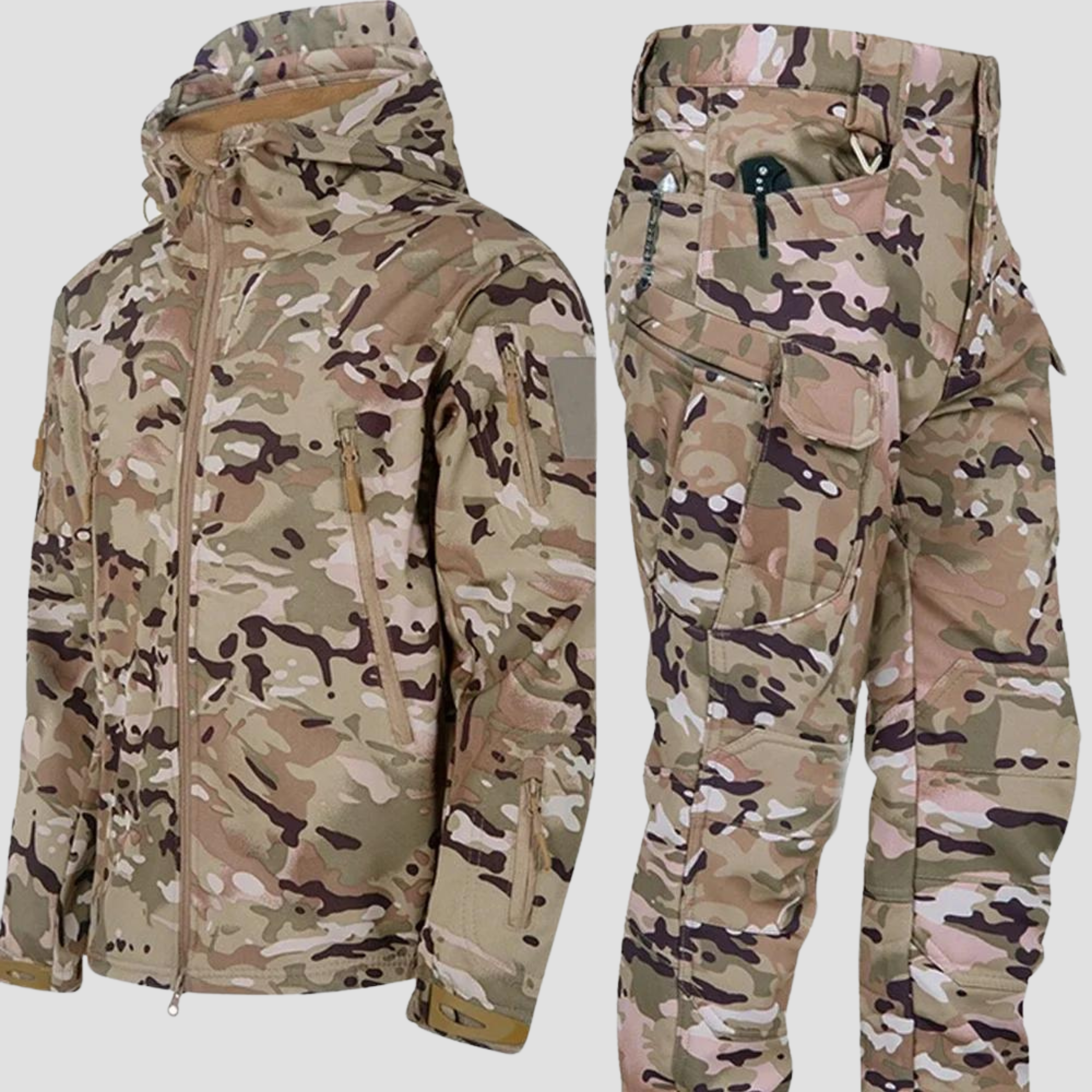 Outdoor Clothing - Winter - Camouflage - Tactical Jacket - Men's Cargo Pants-Southern-Taylor