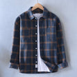 Flannel Shirt - Men's Long Sleeve Plaid Button-Up Shirt