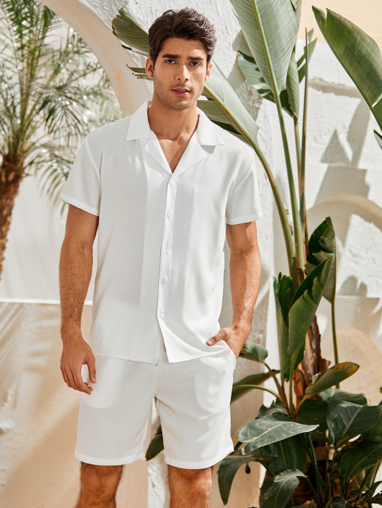 Shirt and Shorts Set | Short Sleeve | Co-Ord | Two-Piece Set | Men's Summer Sets