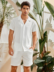 Shirt and Shorts Set | Short Sleeve | Co-Ord | Two-Piece Set | Men's Summer Sets