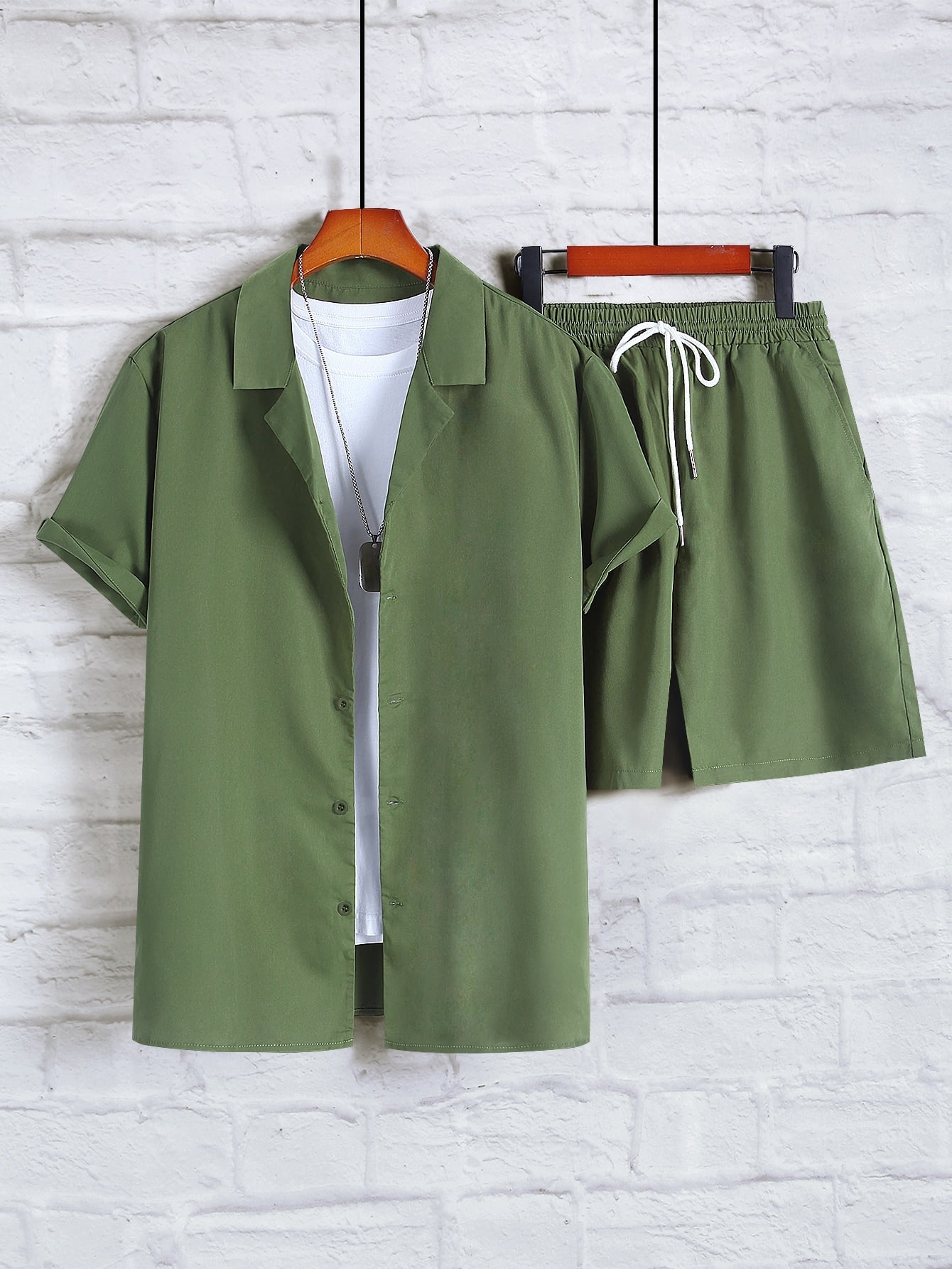 Shirt and Shorts Set | Short Sleeve | Co-Ord | Two-Piece Set | Men's Summer Sets