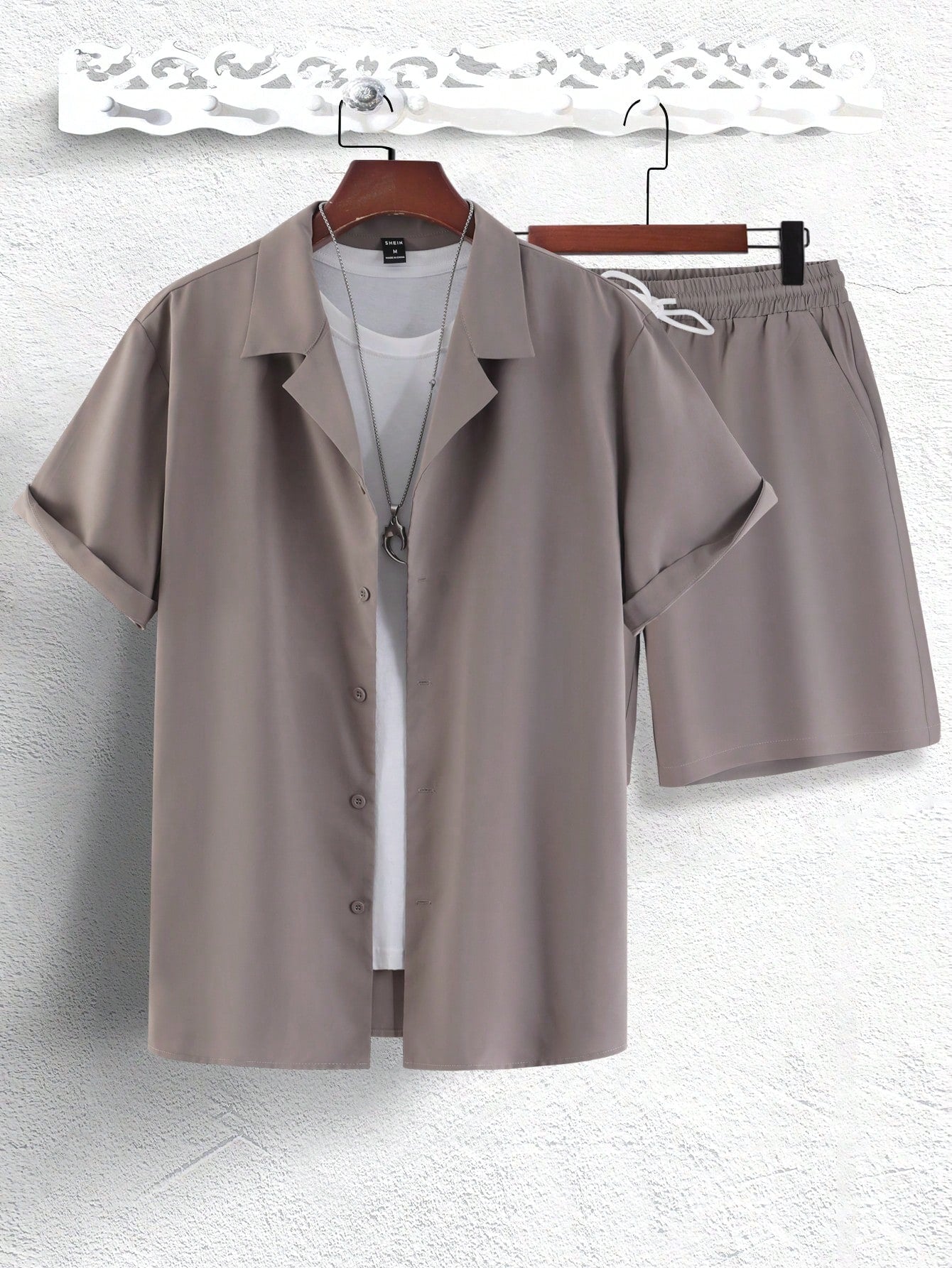 Shirt and Shorts Set | Short Sleeve | Co-Ord | Two-Piece Set | Men's Summer Sets