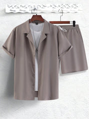 Shirt and Shorts Set | Short Sleeve | Co-Ord | Two-Piece Set | Men's Summer Sets