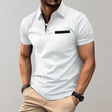 Polo Shirt - Men's Button Neck Collared Polo T-Shirt for Summer