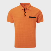 Polo Shirt - Men's Button Neck Collared Polo T-Shirt for Summer