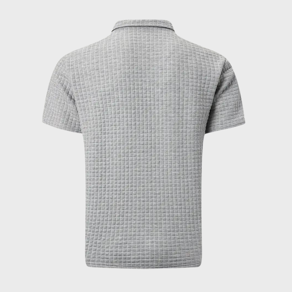 Polo Shirt - Men's Button Neck Collared Polo T-Shirt for Summer