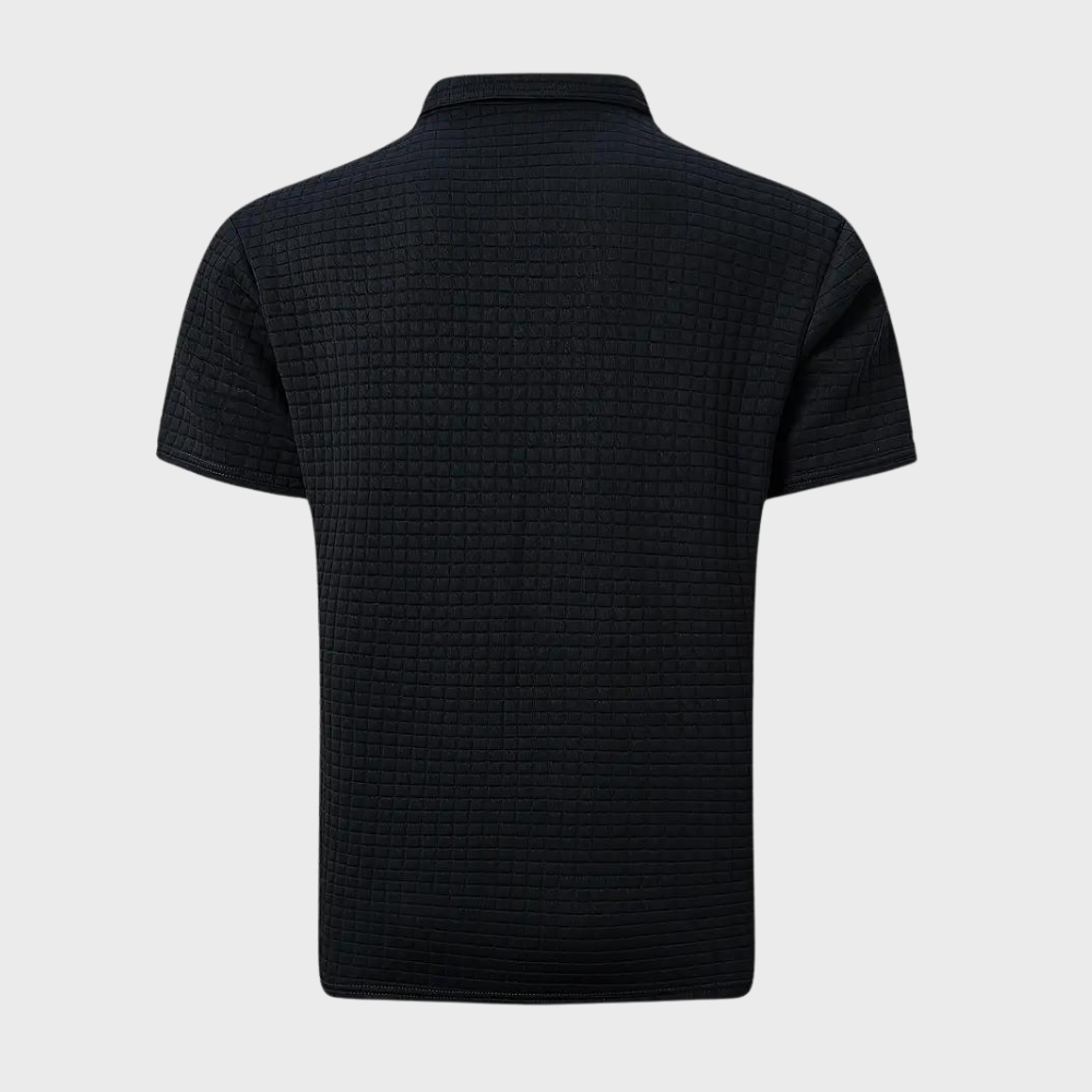 Polo Shirt - Men's Button Neck Collared Polo T-Shirt for Summer