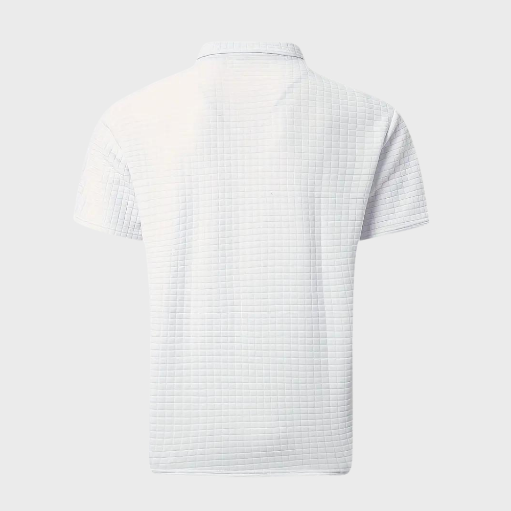 Polo Shirt - Men's Button Neck Collared Polo T-Shirt for Summer