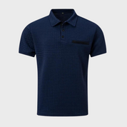 Polo Shirt - Men's Button Neck Collared Polo T-Shirt for Summer