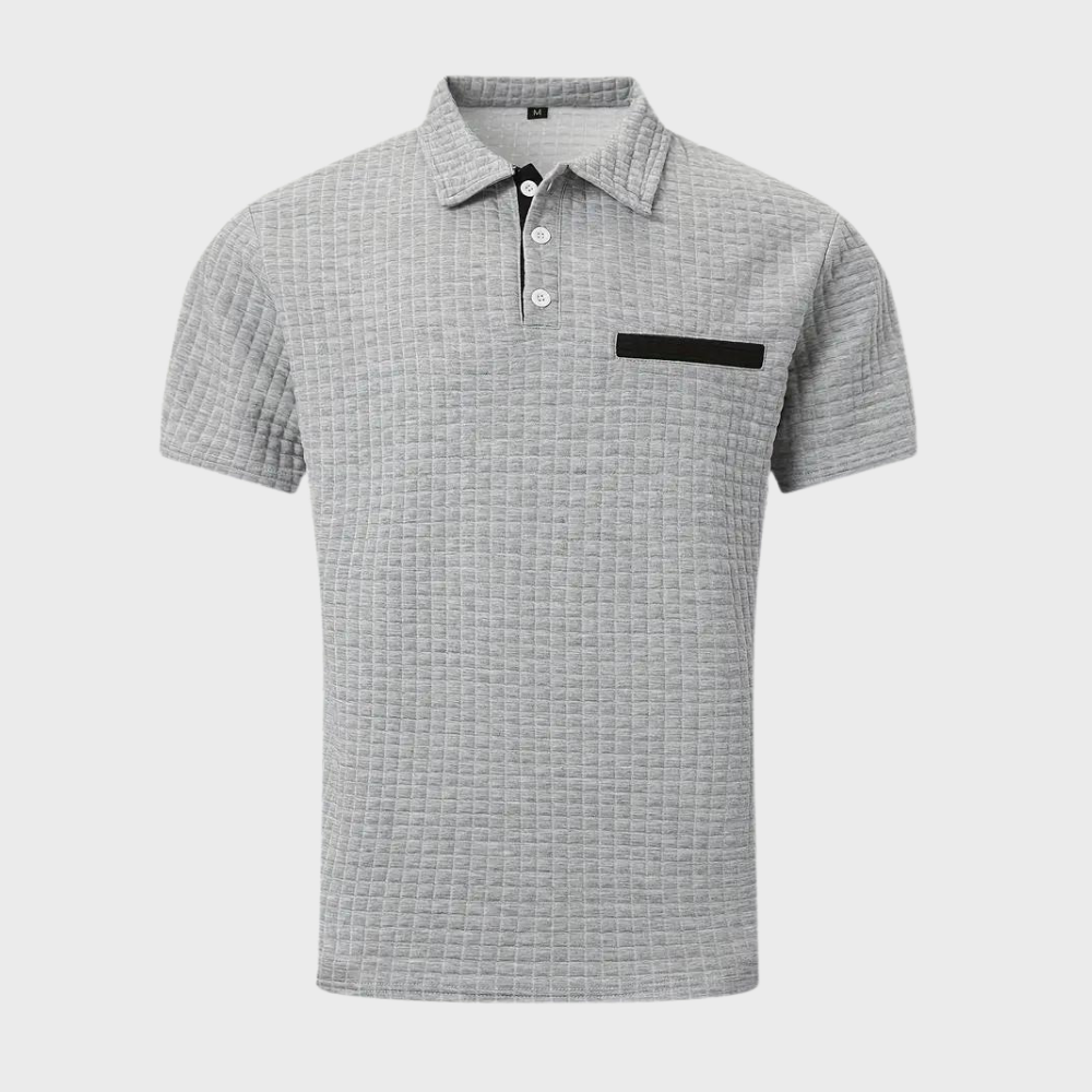 Polo Shirt - Men's Button Neck Collared Polo T-Shirt for Summer