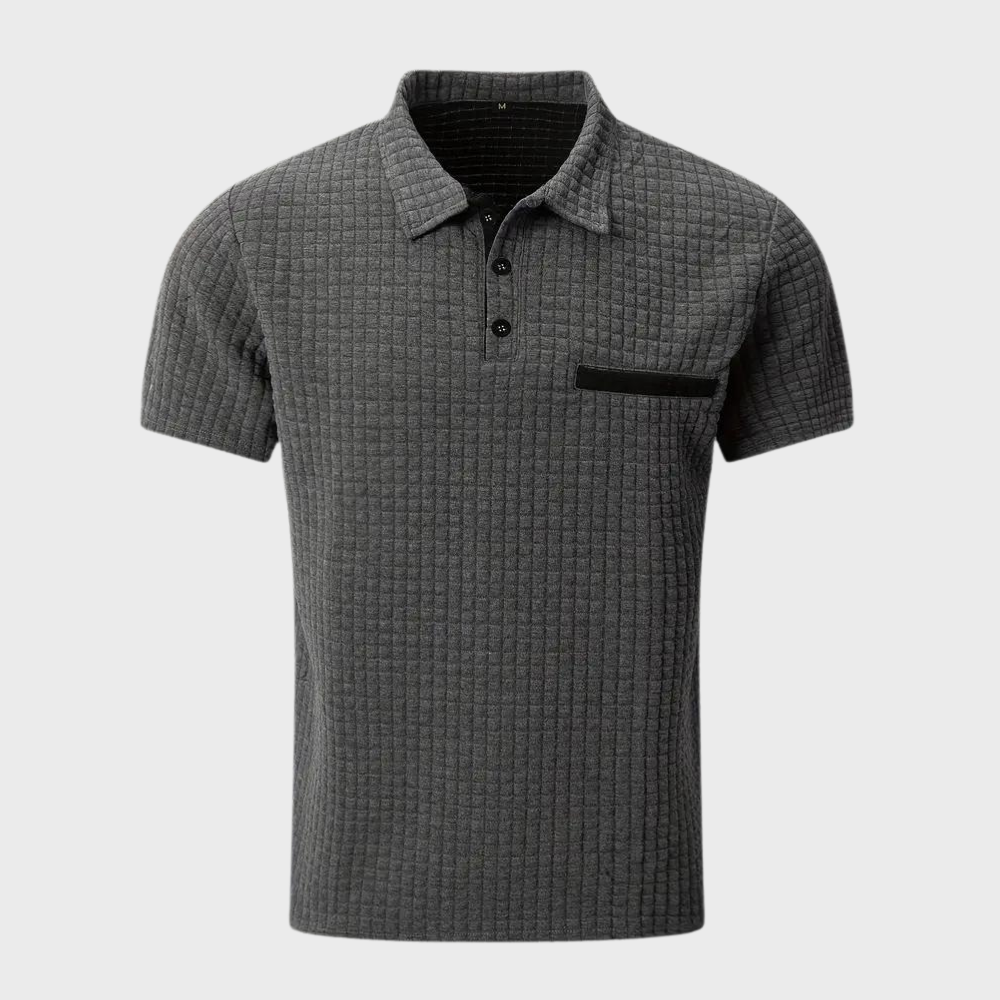 Polo Shirt - Men's Button Neck Collared Polo T-Shirt for Summer