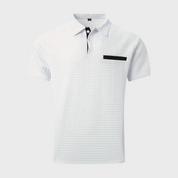 Polo Shirt - Men's Button Neck Collared Polo T-Shirt for Summer