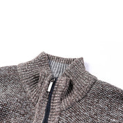 Zip-Up Cardigan | Full Zip | Long Sleeve | Knitted Cardigan | Men's Clothing