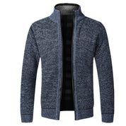 Zip-Up Cardigan | Full Zip | Long Sleeve | Knitted Cardigan | Men's Clothing
