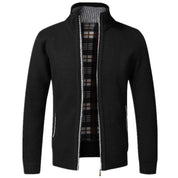 Zip-Up Cardigan | Full Zip | Long Sleeve | Knitted Cardigan | Men's Clothing