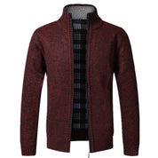 Zip-Up Cardigan | Full Zip | Long Sleeve | Knitted Cardigan | Men's Clothing
