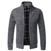 Zip-Up Cardigan | Full Zip | Long Sleeve | Knitted Cardigan | Men's Clothing