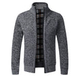Zip-Up Cardigan | Full Zip | Long Sleeve | Knitted Cardigan | Men's Clothing